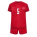 Danmark Joakim Maehle #5 Hemmakläder Barn VM 2022 Kortärmad (+ Korta byxor)